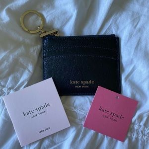 Kate Spade Mini Navy Keychain Wallet